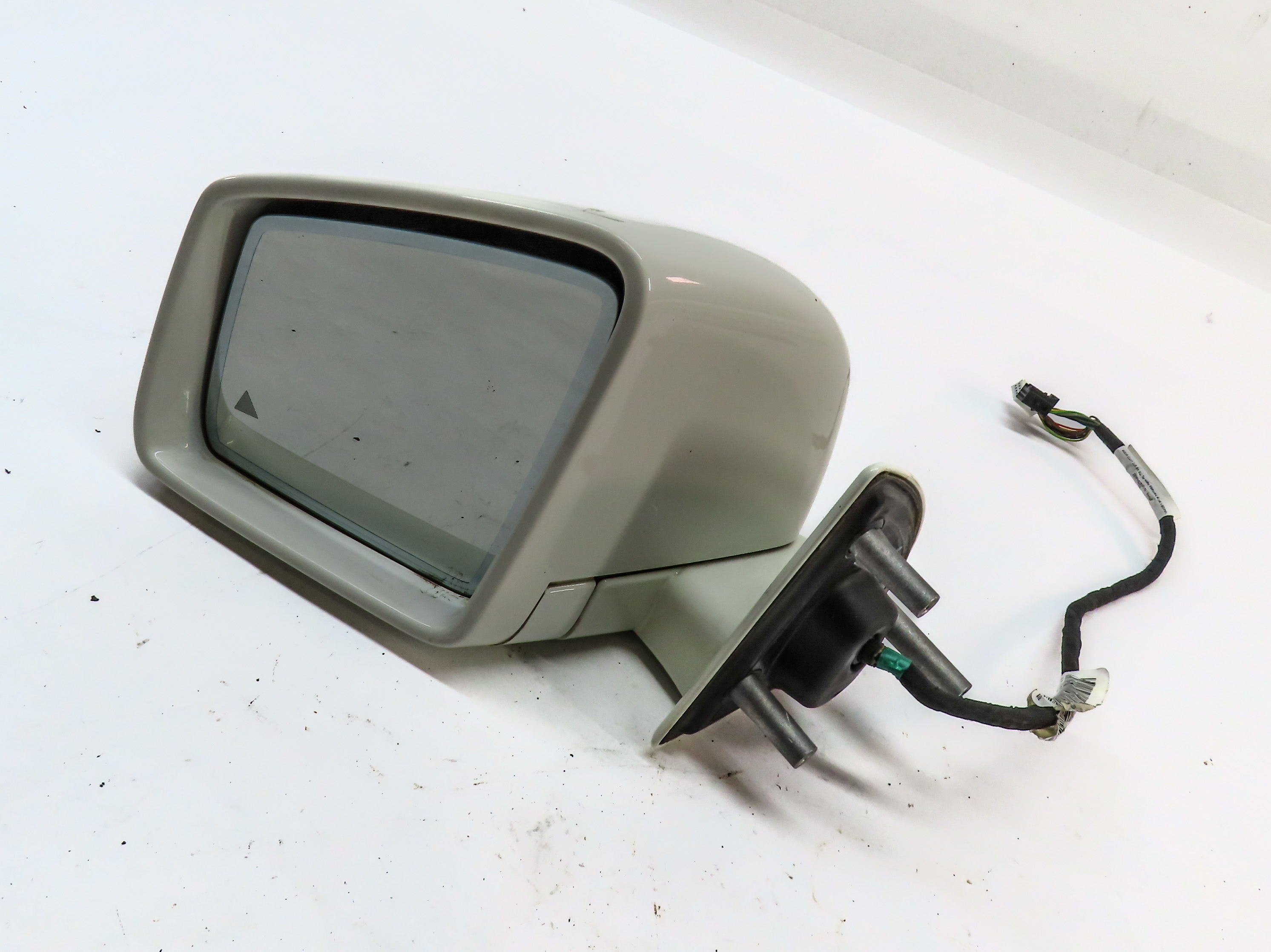 11-12 MERCEDES GL ML CLASS W164 X164 LEFT P-FOLD AUTODIM MEMORY MIRROR (White) — exact item pictured